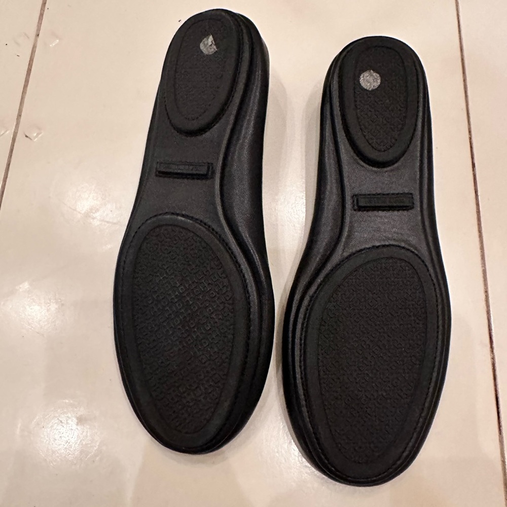 Tory Burch Black Minnie Travel Ballet, Size 8 - Picture 3 of 6